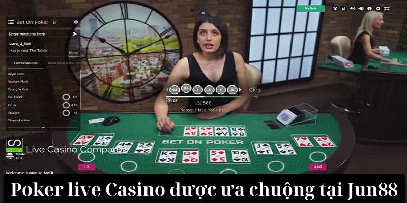Poker - Tựa Game Săn Thưởng Không Thể Bỏ Qua Tại Jun88 1 Jun88king Com - Trang Chủ Jun88.com #1 Việt Nam Poker live Casino được ưa chuộng tại Jun88