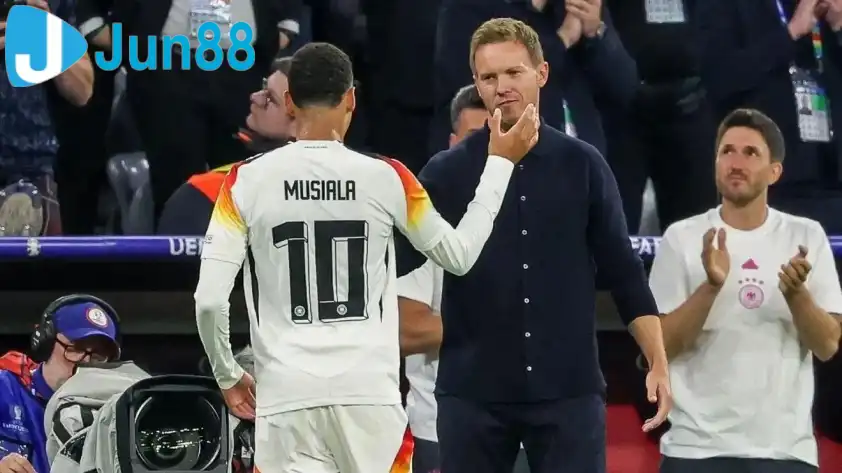 Musiala quá quan trọng đối với chiến thuật của tuyển Đức. (Ảnh: Football365) Musiala quá quan trọng đối với chiến thuật của tuyển Đức. (Ảnh: Football365)