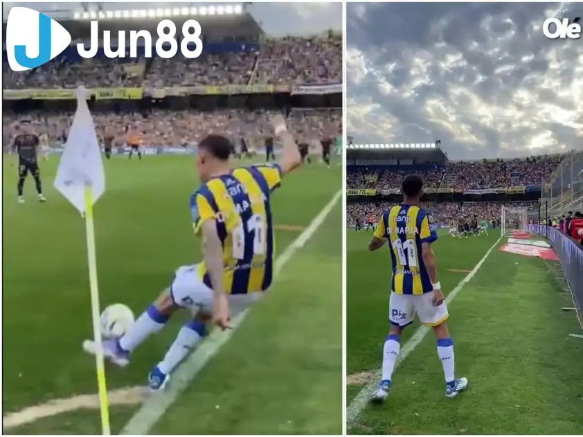 Cự ly không tưởng của bàn thắng. (Ảnh: The Sun) Cự ly không tưởng của bàn thắng. (Ảnh: The Sun)