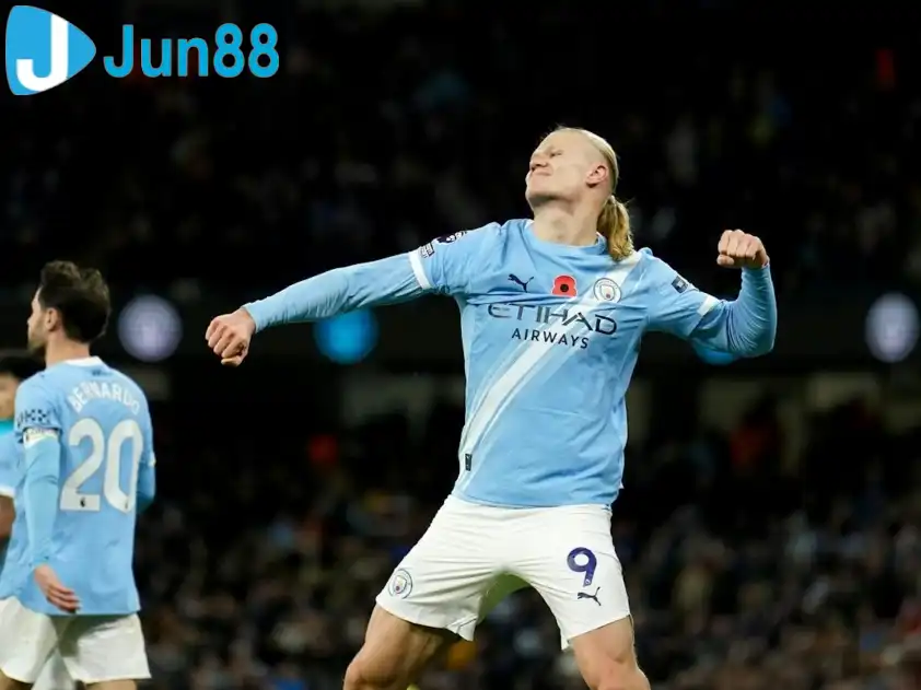 Haaland đang bùng nổ trong màu áo Man City (Ảnh: OneFootball) Haaland đang bùng nổ trong màu áo Man City (Ảnh: OneFootball)